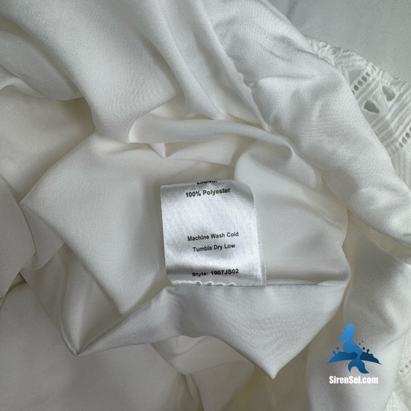 1156 NWT Choosy Riviera Romper – Size S – White - Picture 14 of 16